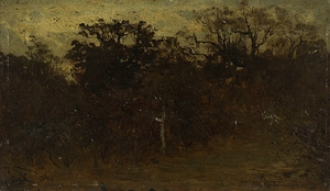 Coin de Forêt [1850–60] by Félix Ziem [1821–1911]
